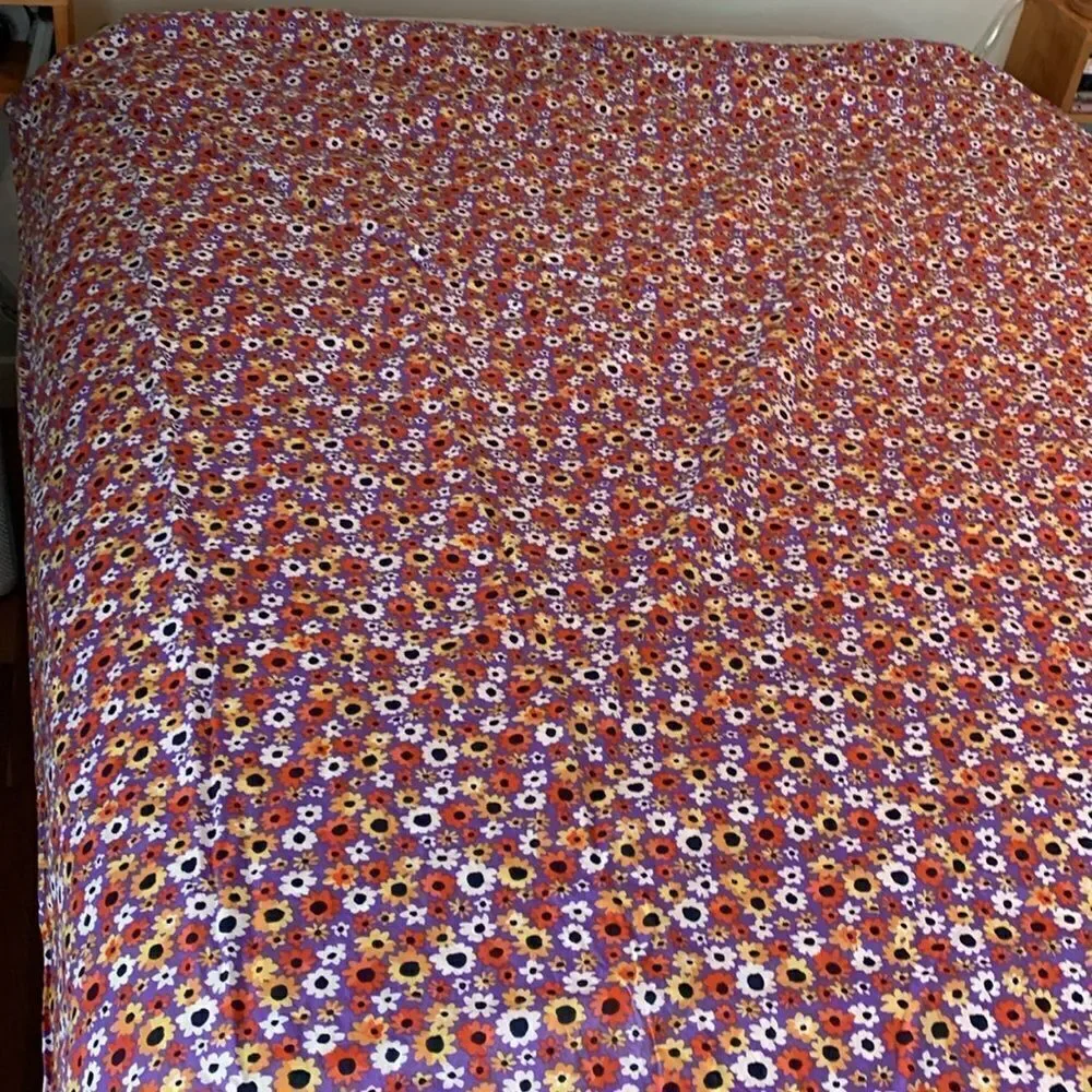 Pottery Barn Kids/Teen‎ Little Miss Floral Percale 100% Cotton Twin Duvet Cover